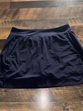Athleta Navy Performance Soho Skort with Side Pockets